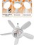 Sessiz Büyük Boy 81 cm Tavan Vantilatörü E27 Duylu Uzaktan Kumandalı 3 Renk 3