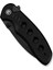 Triptych Flipper & Thumb Stud & Button Lock Knife All Black G10 Handle Çakı 5