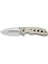 Triptych Flipper & Thumb Stud & Button Lock Knife Ivory G10 Handle Çakı 1