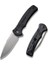 Cogent Flipper & Button Lock Knife Black Micarta Handle Çakı 2