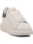 Beyaz-Siyah Hakiki Deri Erkek Sneaker Premium 02028 M 1