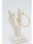 Stil Incisi/xupıng Jewelry Halka Burgu Model Küpe 2