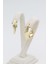 Stil Incisi/xupıng Jewelry Asimetrik Yassı Model Küpe 4