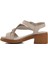 Gümüş Hakiki Deri Kadın Sandalet 25020310Y Z 2