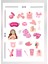 Kız Neşesi Temalı Sticker Seti Bullet Journal Ajanda Için Uygun Set 1