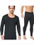 Erkek Siyah Termal Takım Alt Üst 0125-0126 4