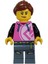Minifigür Kick Scooter Driver Female CTY1626 1