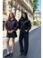 Suni Deri Oversize Bomber Ceket 4