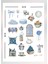 Blue Temalı Sticker Seti Bullet Journal Ajanda Için Uygun Set 1