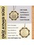 Çift Taraflı Mdf Dikiz Aynası Süsü - Yol Duası ve Ayet-El Kürsi Lazer Işlemeli - 80x80mm MDFLAM 1