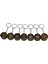 1 Adet Sarı Renk Bulldog Amsterdam 25MM Anahtarlık Şeklinde Metal Öğütücü Grinder 1
