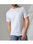 Erkek Beyaz Oversize Basic Tişört | Geniş Kesim Pamuklu Tişört 2