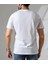 Erkek Beyaz Oversize Basic Tişört | Geniş Kesim Pamuklu Tişört 3