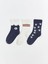 Lcw Eco Desenli Erkek Çocuk Soket Çorap 3'lü (W5) 1