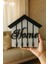 Home Yazılı Ev Şeklinde Duvar Tipi Anahtarlık Askılığı 1