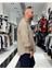 Gofre Kumaş Çizgili Oversize Erkek Gömlek 4