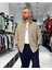 Gofre Kumaş Çizgili Oversize Erkek Gömlek 5