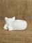 Kedi Minimalist Dekoratif Kaktüs ve Sukulent Saksısı, Beyaz Renkli Hediyelik Kaktüs ve Sukulent Saksısı , Ev Dekoru, Masa Dekoru 5
