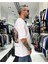 Erkek Sırtı Antik Kumaş Baskı Oversize T-Shirt 2