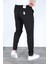 Atk Giyim Erkek Siyah Jogger Pantolon | Düz Paça 3