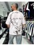 Boya Efektli Erkek Oversize T-Shirt 11