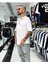 Boya Efektli Erkek Oversize T-Shirt 7