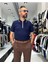 Fermuarlı Triko Polo Yaka Erkek Tişört 7