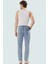 Erkek Relaxed Fit Denim Pantolon Pamuk Klasik Günlük Tarz Hafta Sonu Yaz Aylarının Vazgeçilmezi 3