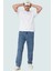 Erkek Denim Pantolon Regular Fit Bol Paça Pamuk Günlük Stil Hafta Sonu Yaz Aylarının Vazgeçilmezi 1