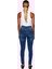 Kadın Care Koleksiyonu Denim Skinny Jean Yüksek Bel Fermuarlı Günlük Yaz Aylarının Vazgeçilmezi 3