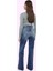 Kadın Denim Pantolon Yüksek Bel Geniş Paça Rigid Dokuma Pamuk Günlük Kullanım Modern Tasarım 3