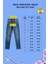 Erkek Geniş Paça Denim Kot Pantolon Casual Baggy Kalıp Günlük Kullanım Yaz Aylarının Vazgeçilmezi 4