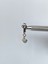 Çelik Göbek Piercing Mıknatıslı Sıkıştırmalı Zirkon Taşlı Kalpli Minimal Model 1