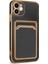 Apple iPhone 11 Kılıf Effx Bark Kartlıklı Kapak-Rose Gold 4