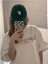 Kadın Çiçekli Baskılı Oversize Kısa Kollu Beyaz Pinterest Tshirt 3