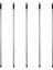 Gri Metal Vidalı Fırça Faraş Süpürge Sapı 120 Cm, 5 Adet 1