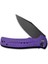Cogent Flipper & Button Lock Knife Purple G10 Handle Çakı 4