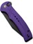 Cogent Flipper & Button Lock Knife Purple G10 Handle Çakı 5