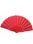 Plastik Kumaş Yelpaze 12'li Kırmızı 1