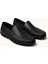 GE0186 Hakiki Deri Esnek Yumuşak Deri Comfort Tokasız Erkek Loafer Babet Ayakkabı 4