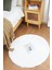 Post Daıre Kar Beyaz Yumuşak Havlı Kaymaz Tabanlı ve Yıkanabilir Peluş Halı Antre Banyo Tuvalet Dekoratif Halı 1