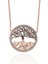 925 Ayar Gümüş Rose Hayat Ağacı Kadın Kolye 3