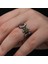 Gümüş Ayarlanabilen Otantik Mekik Kadın Yüzük 3