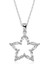 925 Ayar Gümüş Baget Taşlı Yıldız Kolye 1