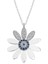 925 Ayar Gümüş Nazarlı Papatya Kadın Gümüş Kolye 1