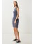 Basic Fitilli Örme Mini Elbise LUB0171 Antrasit 2