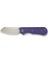 Crabby Thumb Stud Knife Purple G10 Handle Çakı 1