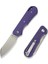 Crabby Thumb Stud Knife Purple G10 Handle Çakı 2