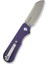 Crabby Thumb Stud Knife Purple G10 Handle Çakı 3