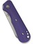 Crabby Thumb Stud Knife Purple G10 Handle Çakı 5